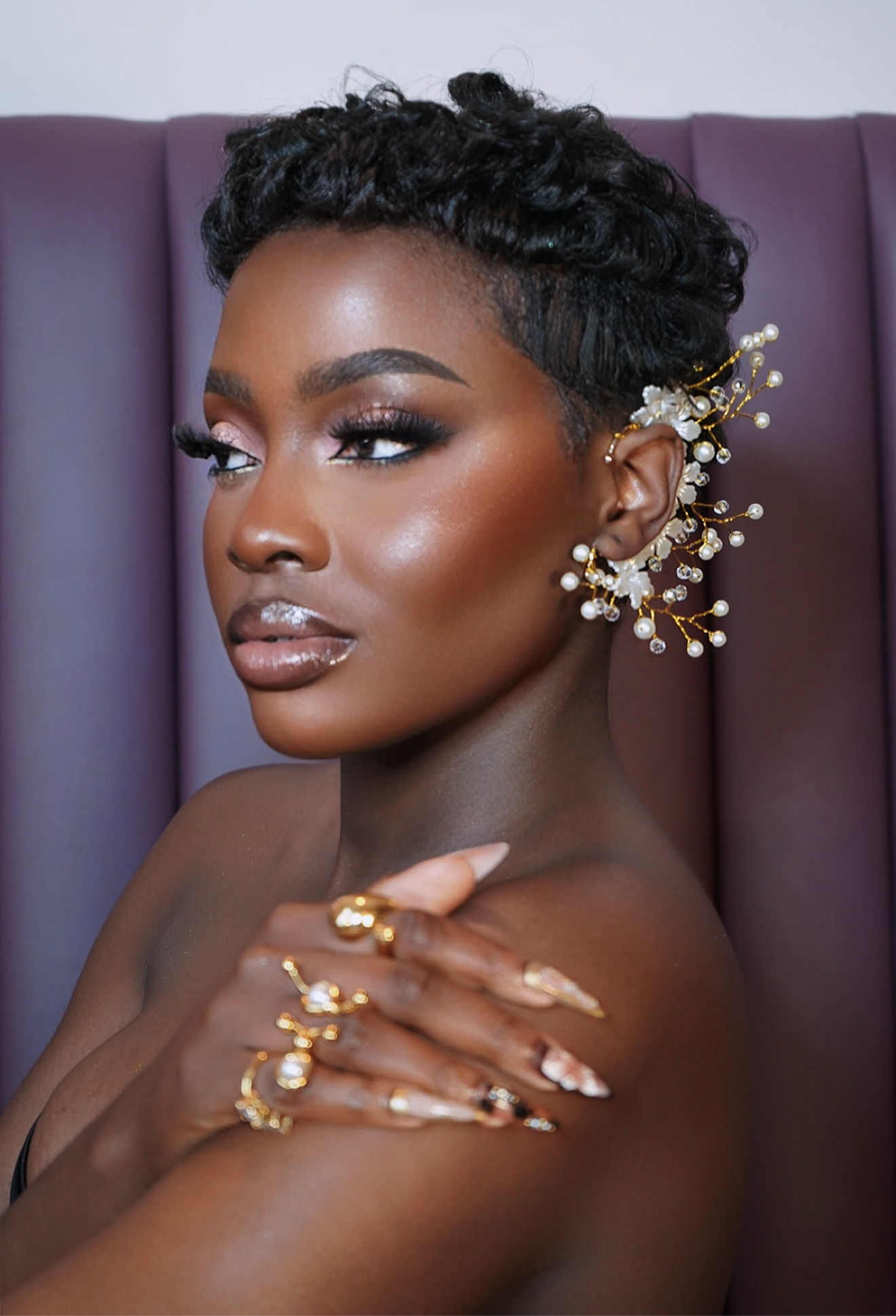 Jane Pearl Ear Cuff